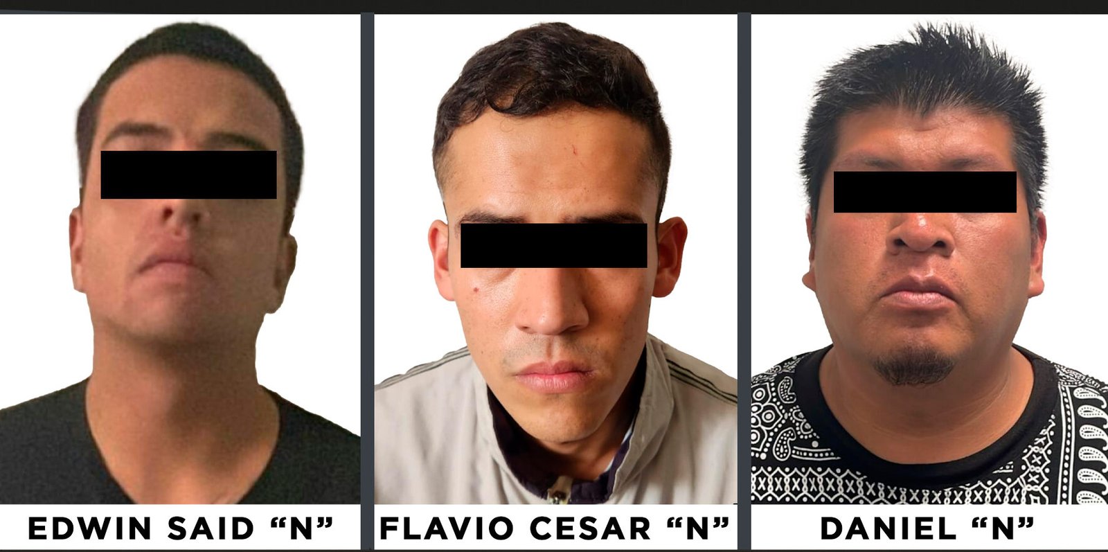 Capturan a 3 sujetos de la banda de ‘Los Lagartos’; dedicados al hurto de vehículos
