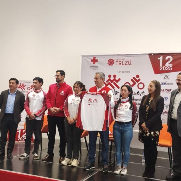 Anuncia Cruz Roja Toluca la 12ª edición de la carrera “Ayudar Nos Mueve”