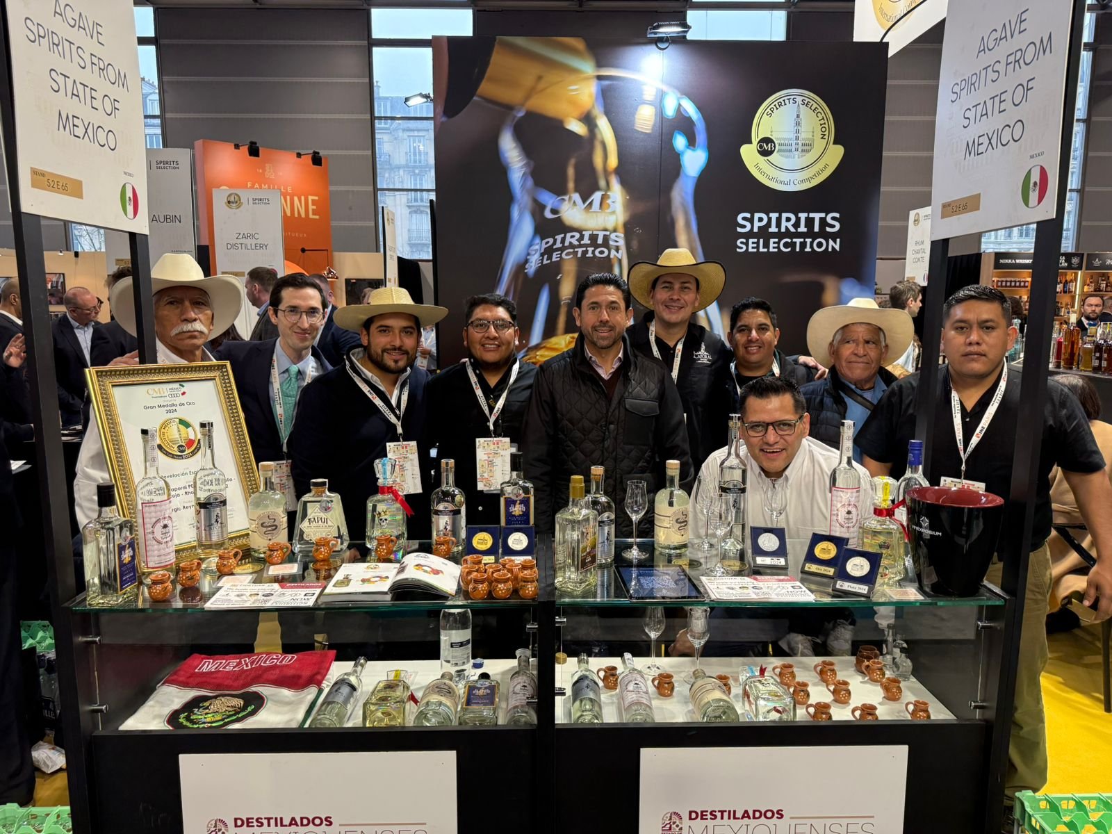 Estado de México participa en certamen internacional de mezcal con 16 etiquetas
