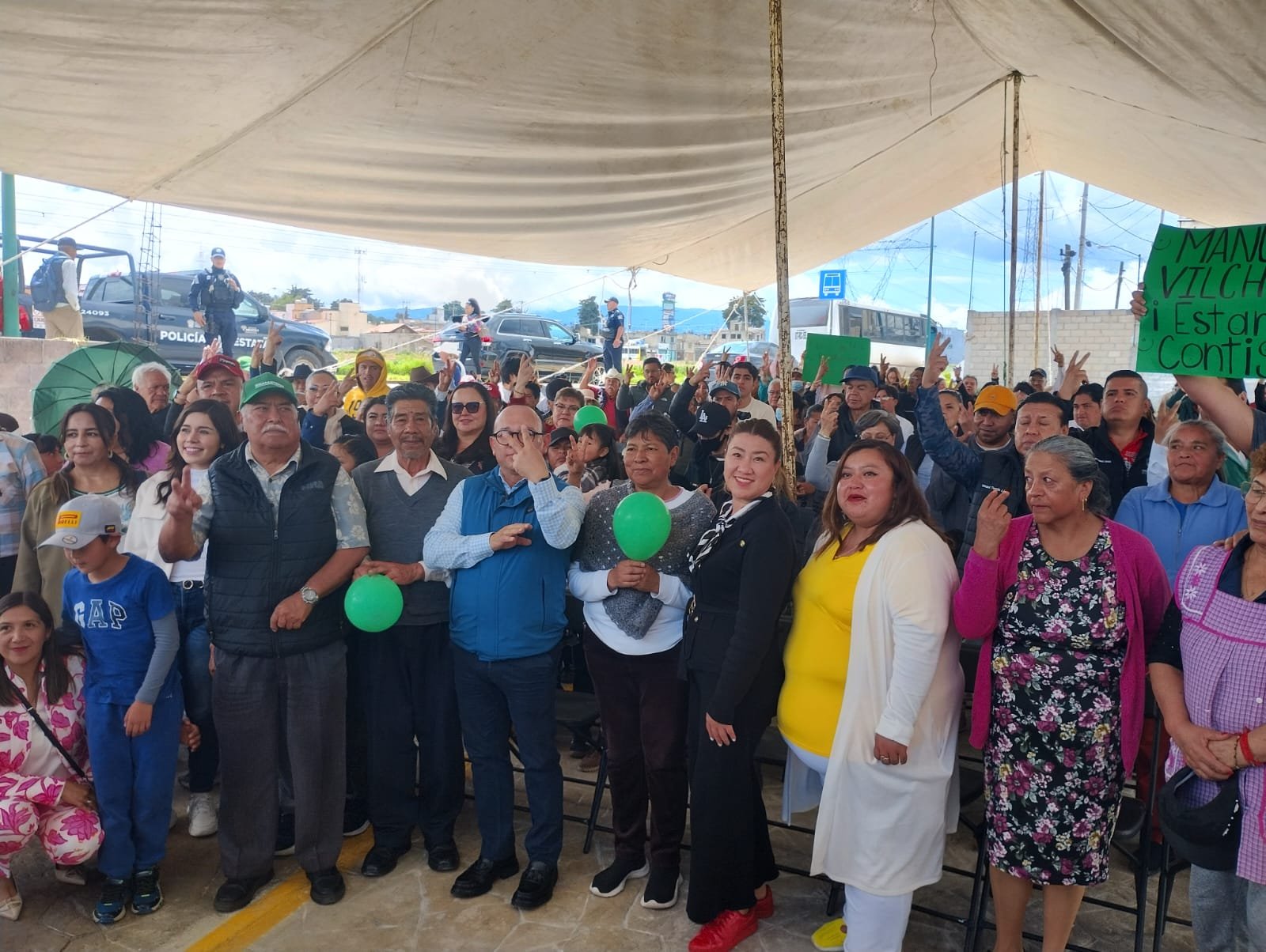 Paso a paso avanzamos en Zinacantepec: Manuel Vilchis