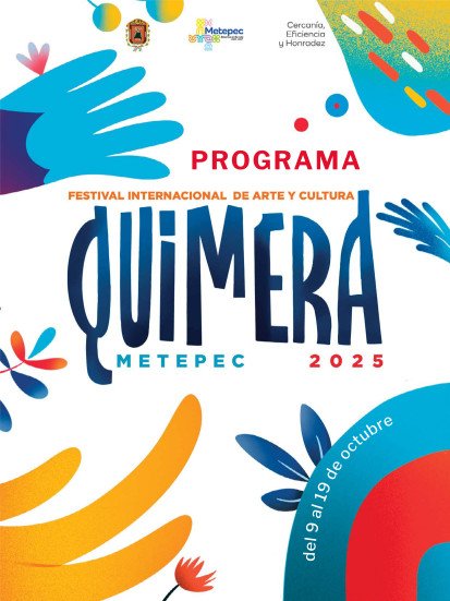 Programa completo Festival Quimera Metepec 2025: Horarios y cartelera