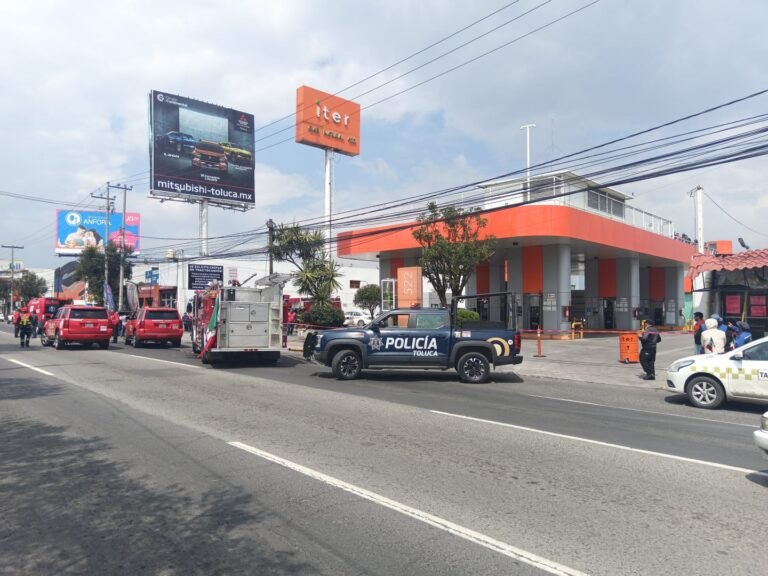 Confirma PC de Toluca que fue atendida la fuga de gas en gasera de Alfredo del Mazo