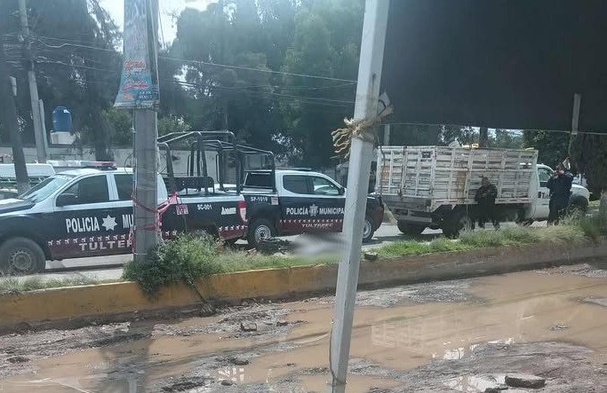 Atropellamiento mortal de un ciclista por camioneta municipal en #Tultepec