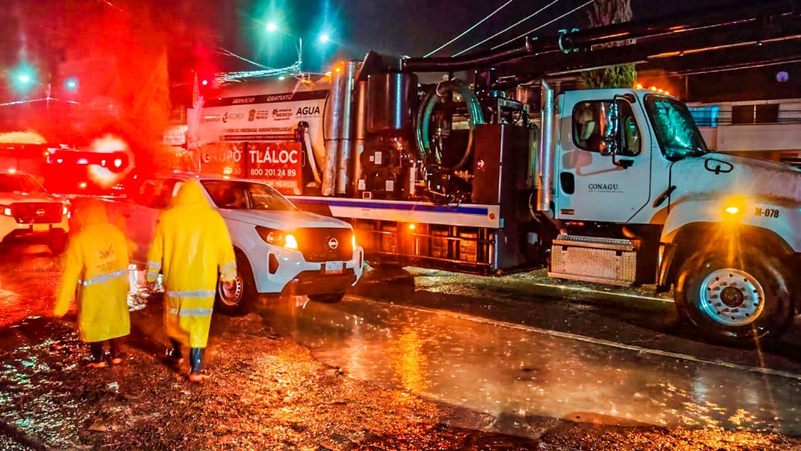 Coordinan acciones para atender afectaciones por lluvias en ocho municipios del Edoméx
