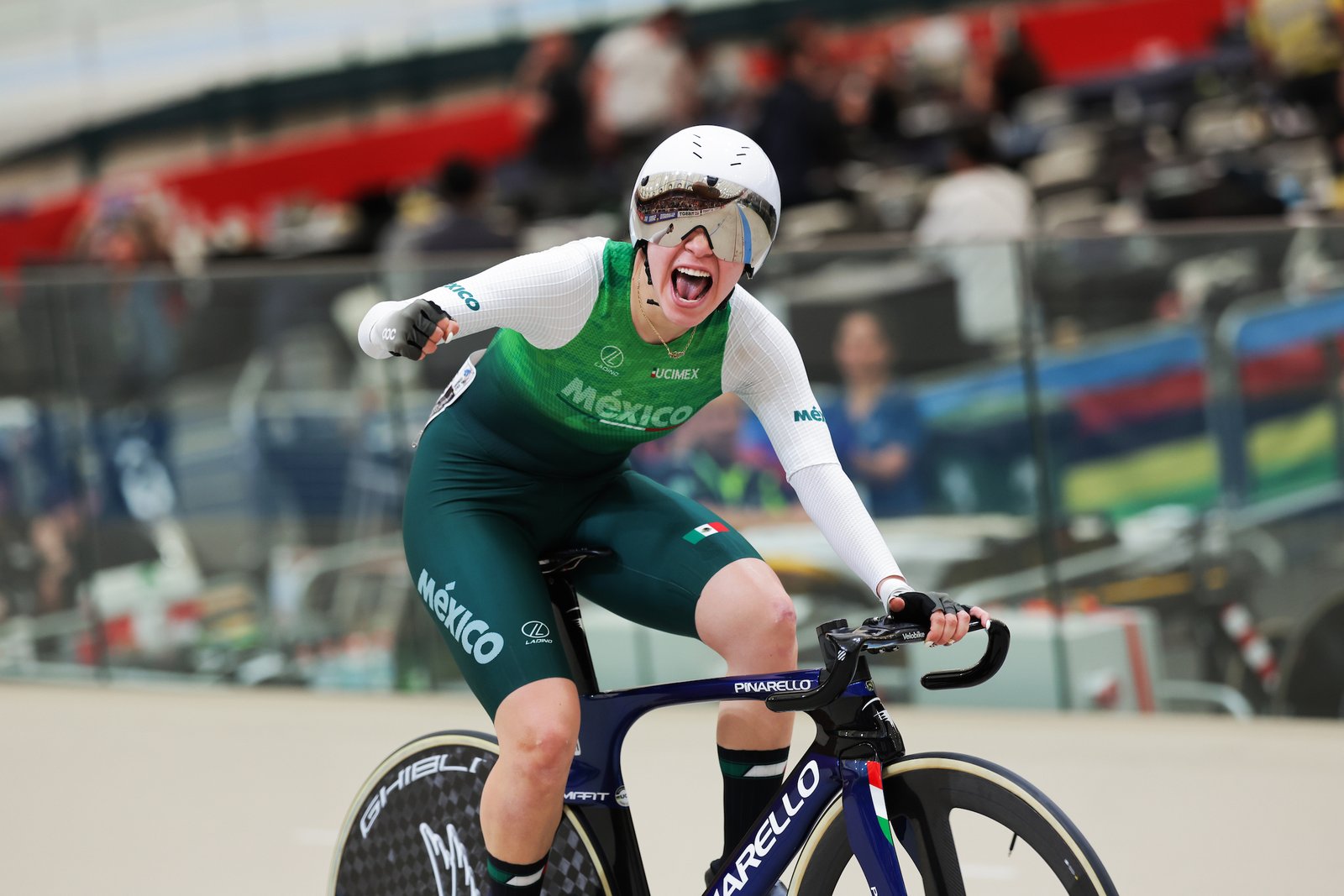 HISTÓRICO: Mexicana Yareli Acevedo, la nueva campeona mundial en ciclismo de pista