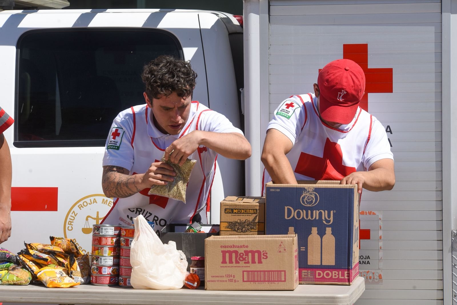 Operan Centros de Acopio de Cruz Roja Mexicana en Toluca, Naucalpan y Huixquilucan