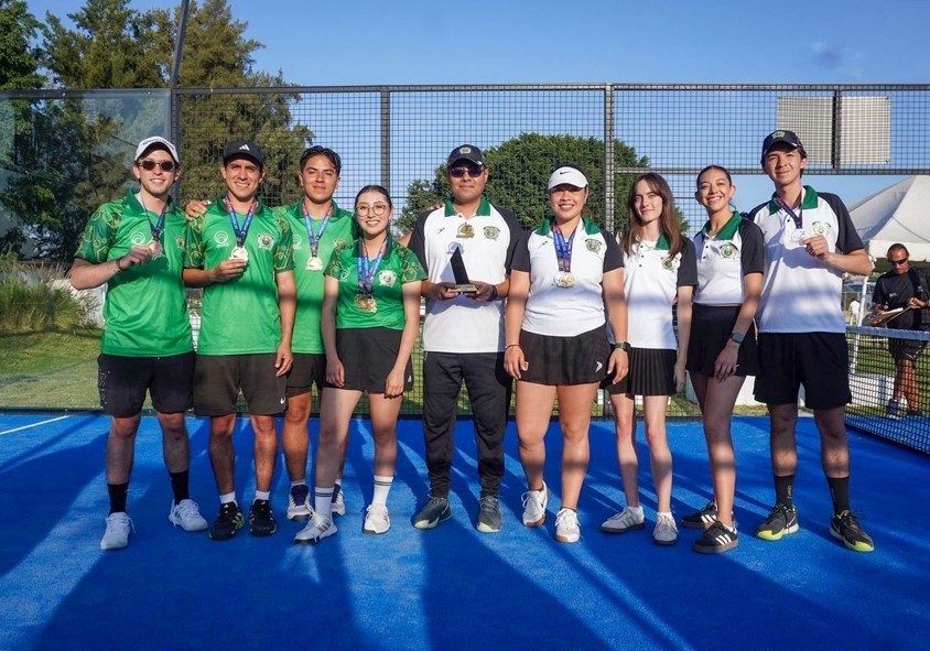 UAEMéx llega a 62 medallas en Nacionales Universitarios: arrasa en pádel con 4 preseas más