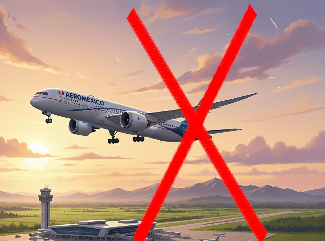 Estas son las 11 rutas del AIFA y 2 del AICM canceladas por EEUU; Sheinbaum asesta posible “interés político”