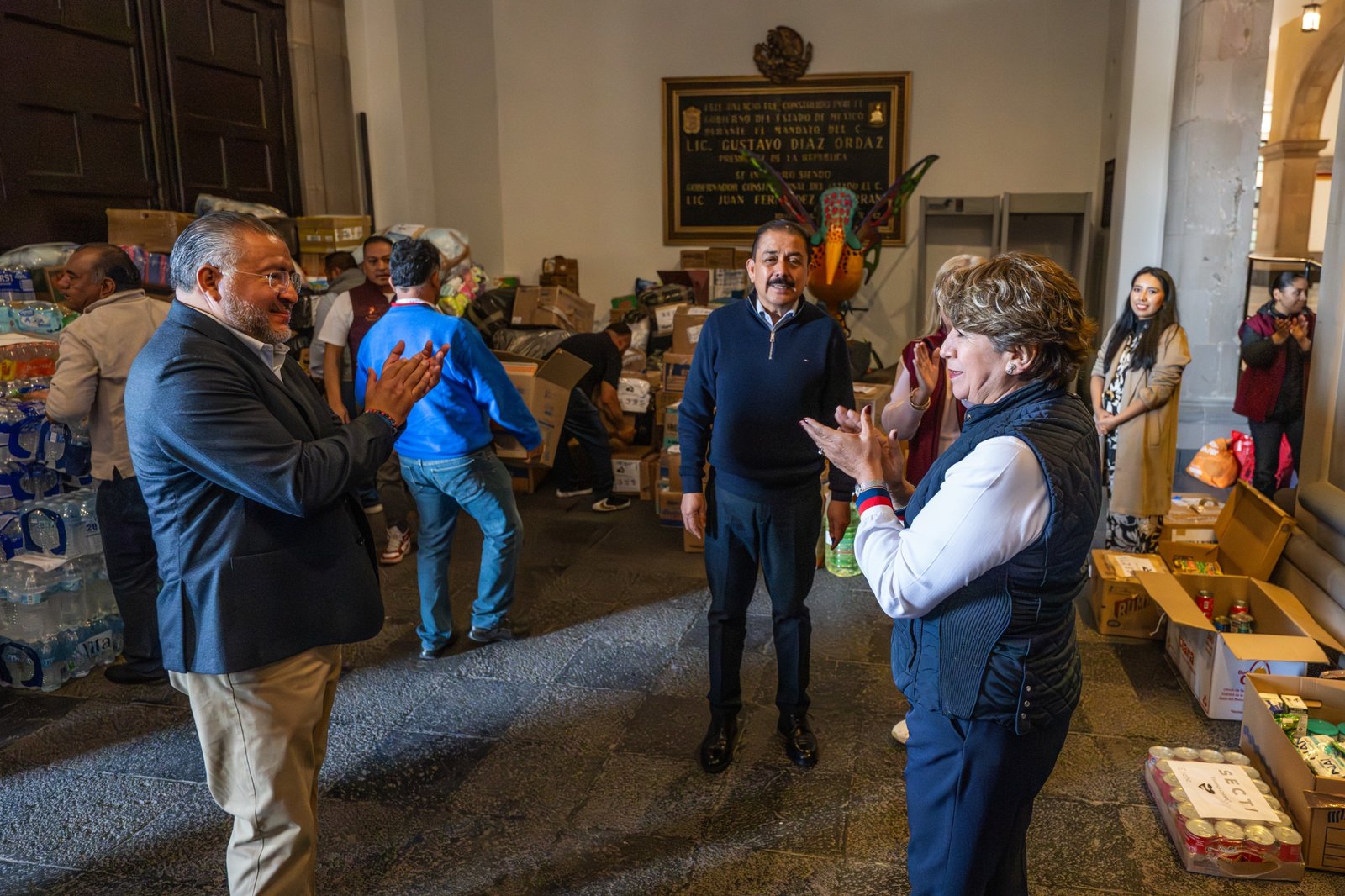 Gobierno del Edoméx coordina envío de ayuda humanitaria tras las intensas lluvias