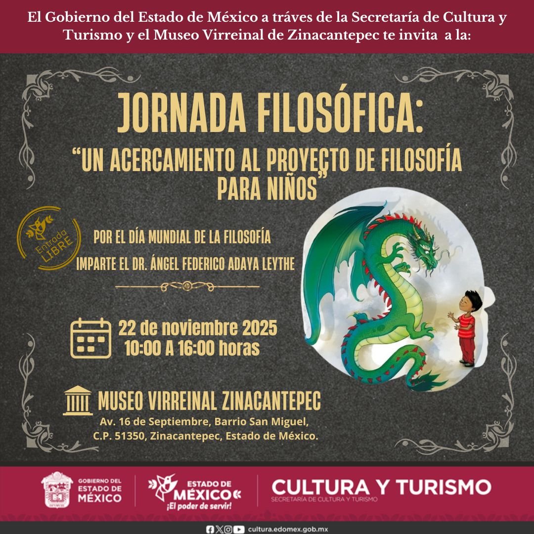 Jornada filosófica para niños en #Zinacantepec