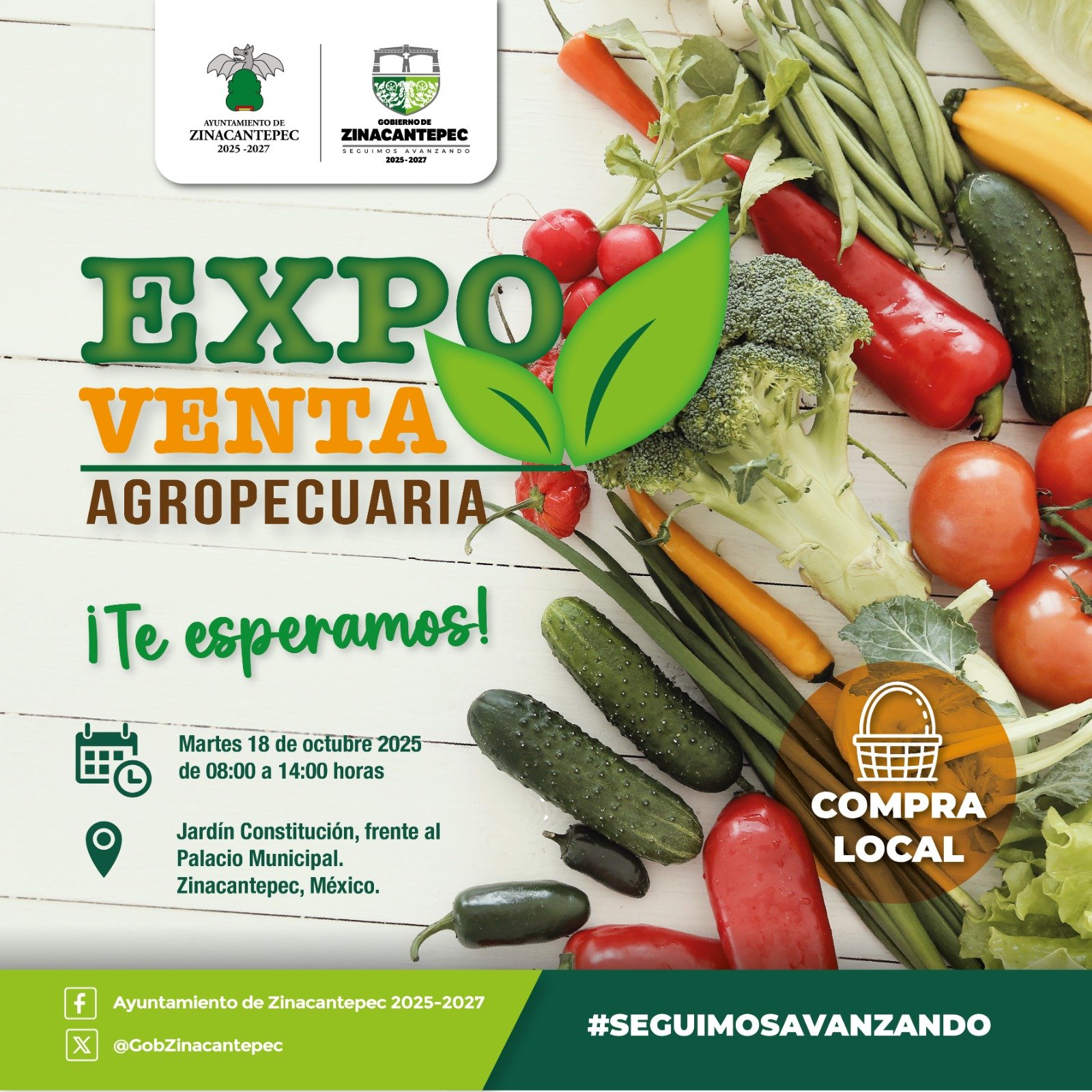 Expoventa agropecuaria y artesanal en Zinacantepec