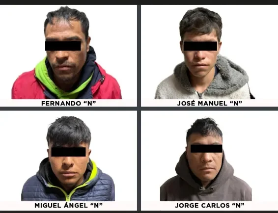 Procesan a cuatro sujetos por robo de transporte de carga en el Circuito Exterior Mexiquense