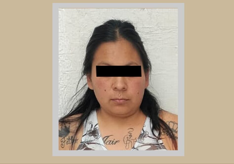 Detienen en Nicolás Romero a mujer presuntamente vinculada con grupo criminal generador de violencia