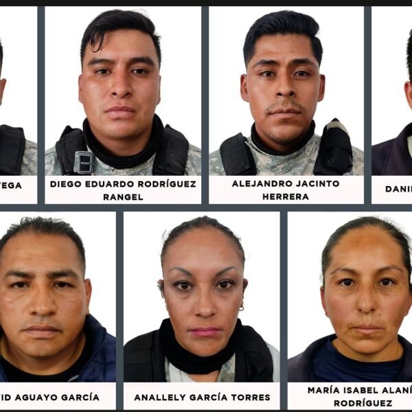 7 policías de #NicolásRomero detenidos en Operativo Enjambre, reciben sus primeros 47 años de cárcel