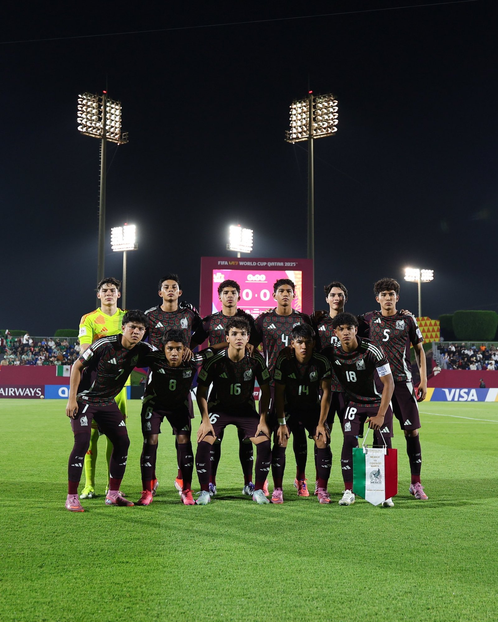 Selección de México Sub-17 se termina metiendo a la siguiente fase del Mundial de Qatar 2025 por criterio de Fair Play