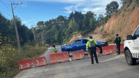 OJO: Cierre temporal en la Carretera Toluca-Taxco por reparación de hundimiento en el tramo Tenango-Tenancingo