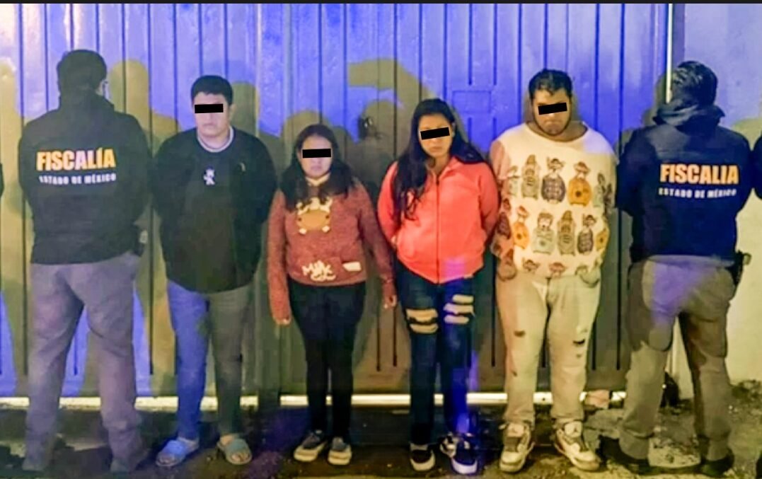 Capturan en Texcoco a banda de extorsionadores; decían ser del CJNG