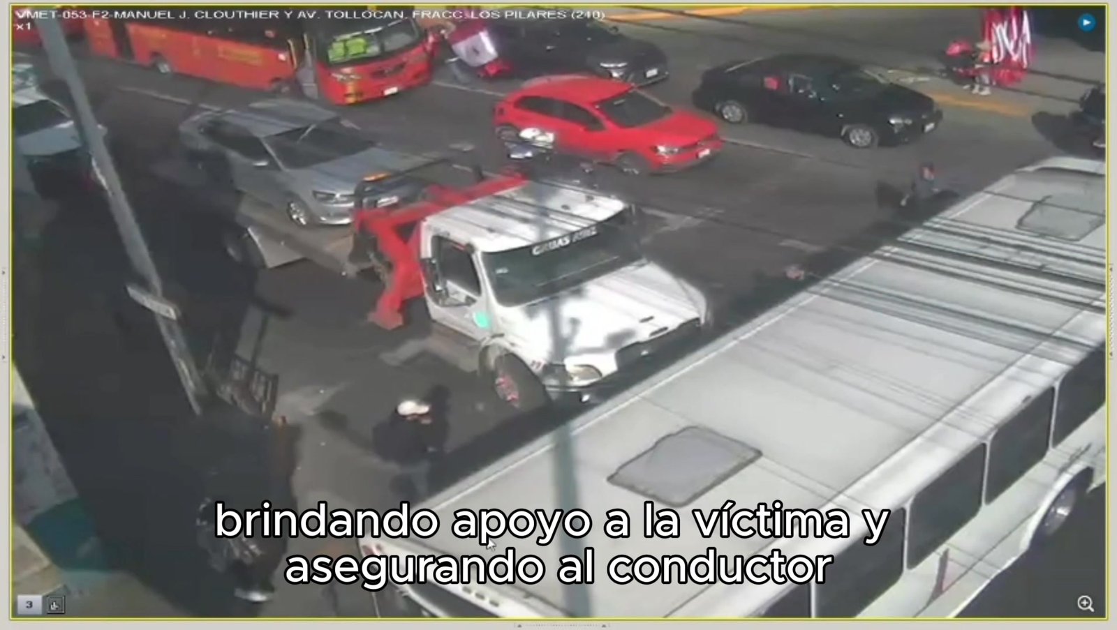 Policía de #Metepec registra incidente donde autobús lesionó a una mujer