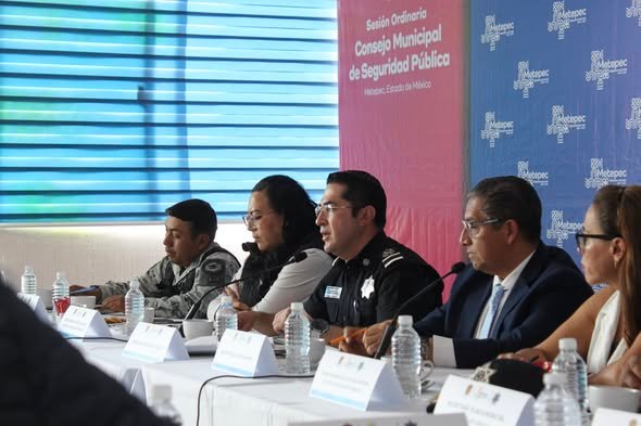 Sesiona Consejo Municipal de Seguridad Pública de #Metepec para solicitudes ciudadanas