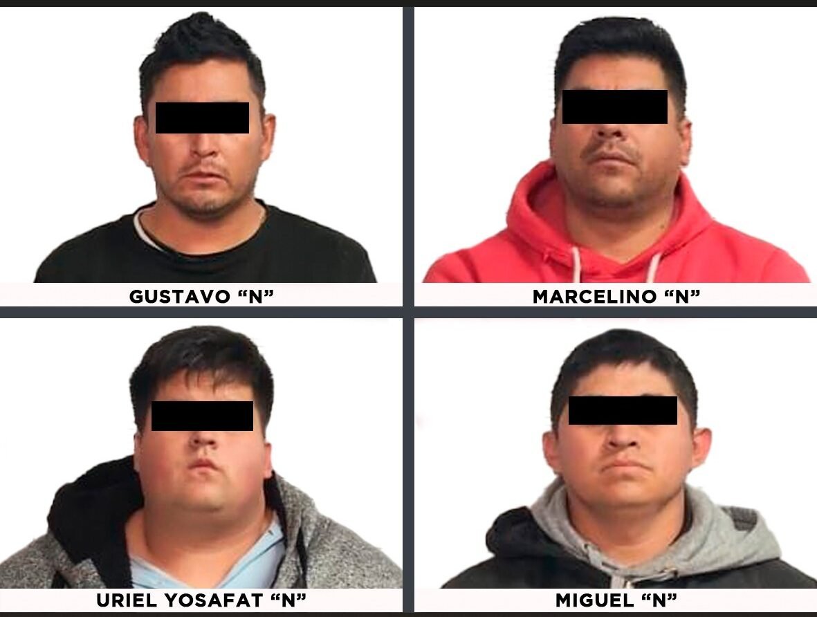 Capturan en #Ecatepec a cuatro de ‘Los Crazys’, dedicados al robo de vehículos