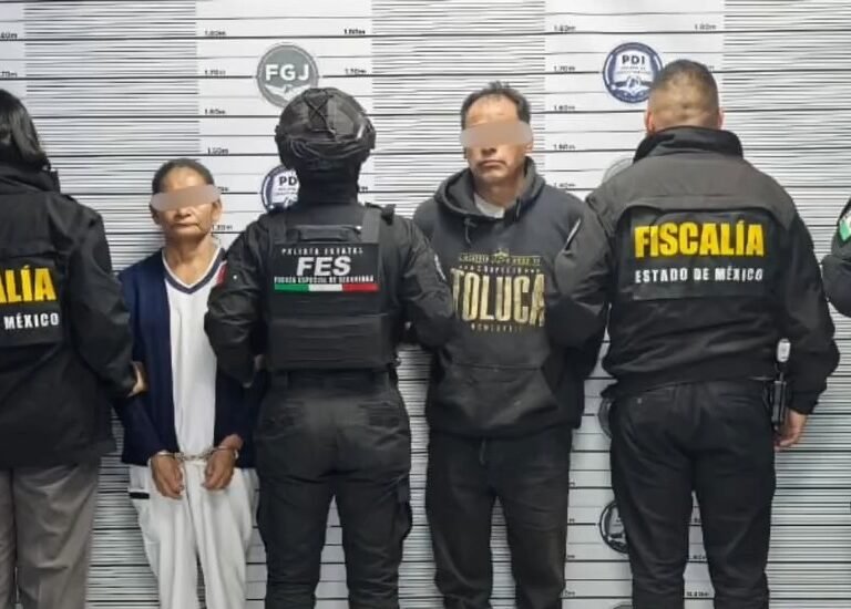 Capturan a hombre y mujer buscados por homicidio en #Metepec