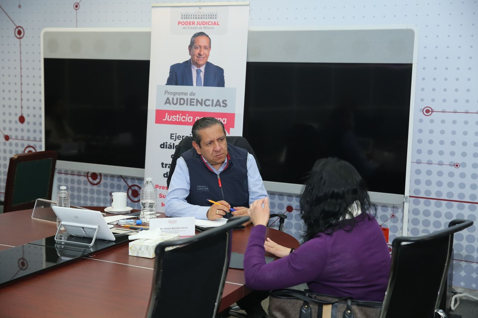 PJEdomex amplía la atención directa a ciudadanos mediante audiencias personalizadas