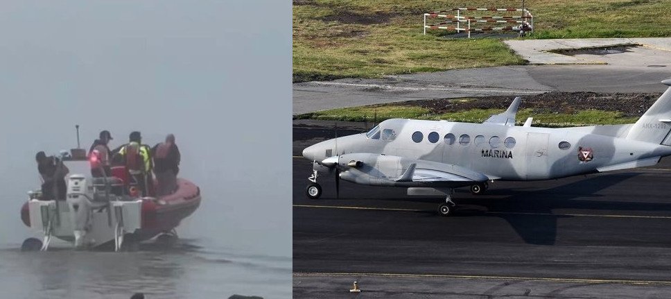 Se desploma aeronave de la Semar en Texas; al menos 4 muertos