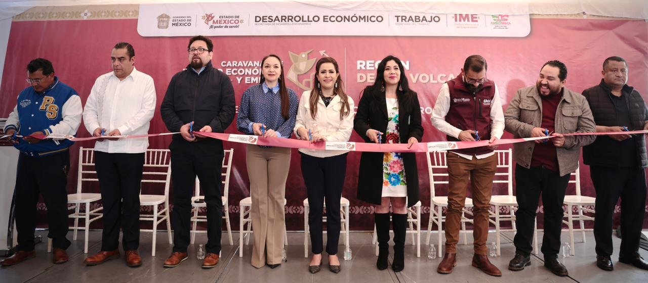 Caravana económica llega a la Región de los Volcanes con apoyos directos a emprendedores y MiPyMEs