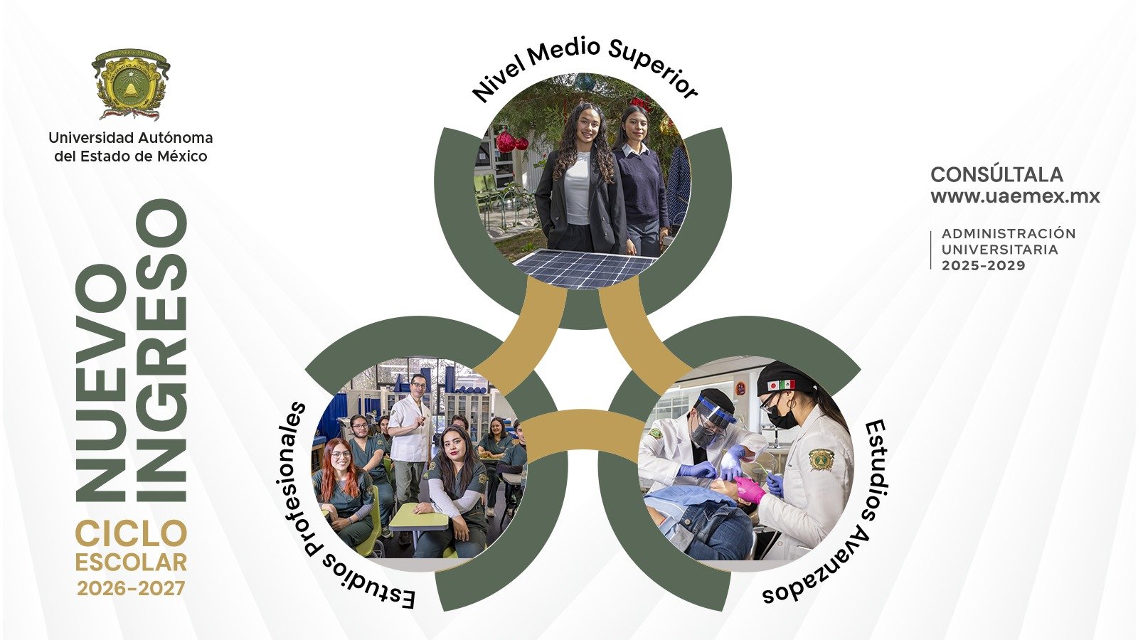 UAEMéx publica Convocatoria 2026 para bachillerato, licenciatura y posgrado