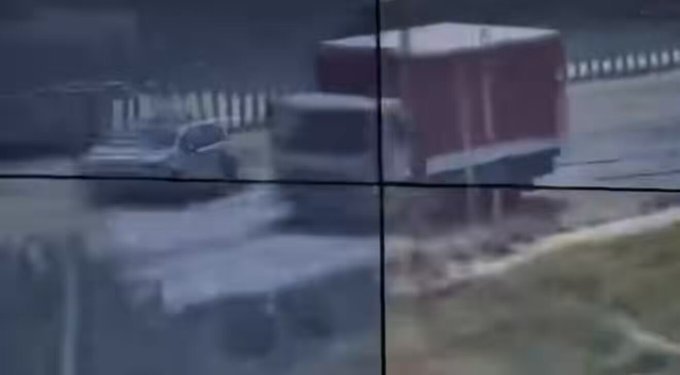 Policía frustra robo a camión de carga en parque industrial de Cuautitlán Izcalli. Video