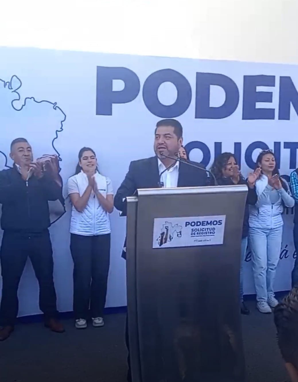 Solicita Podemos su registro como partido político ante el IEEM