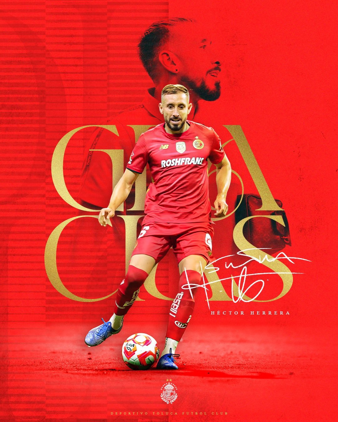 Héctor Herrera se despide del Toluca como bicampeón del futbol mexicano