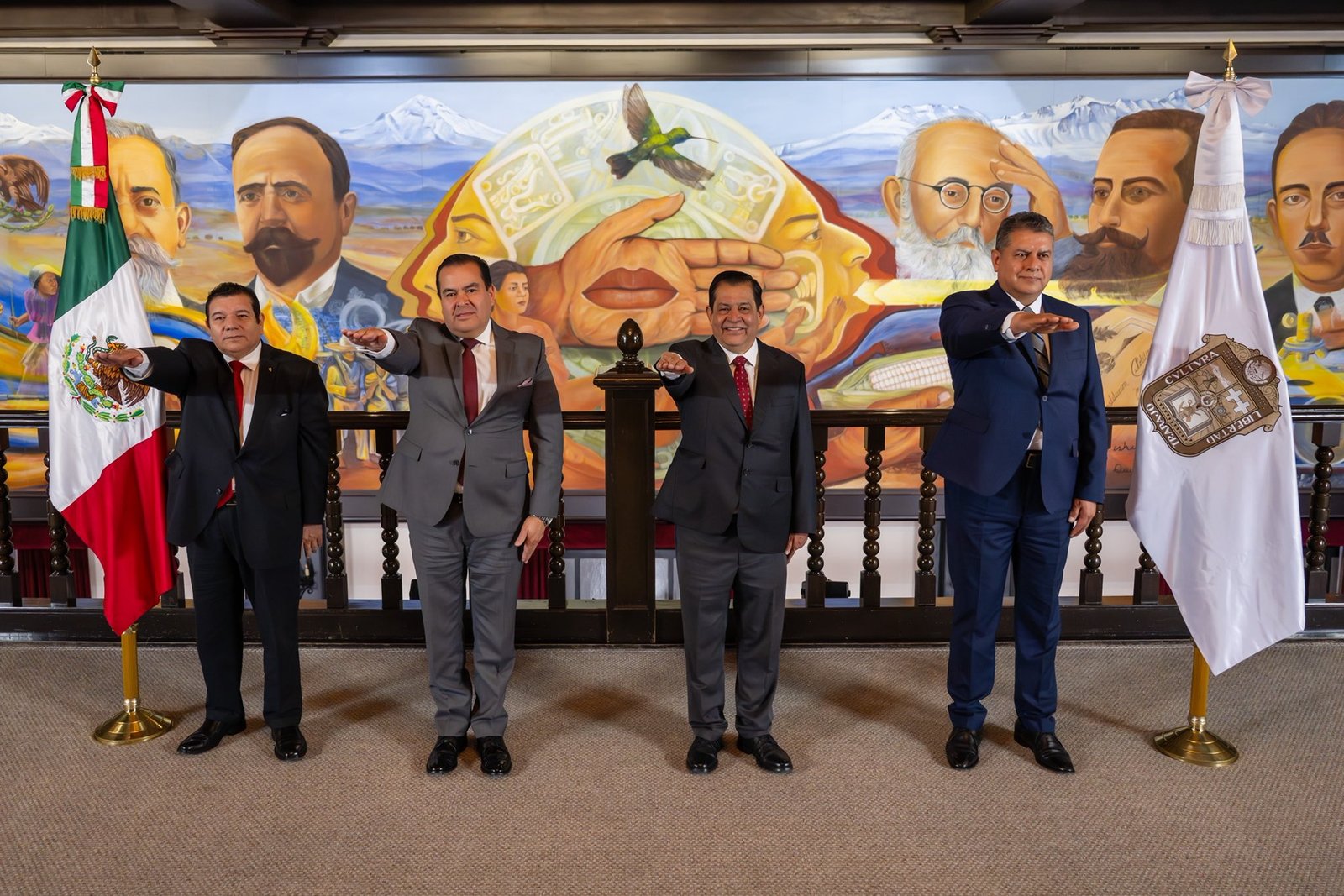 ÚLTIMA HORA: Gobernadora Delfina Gómez toma protesta a Hugo de la Rosa como nuevo Secretario de Movilidad