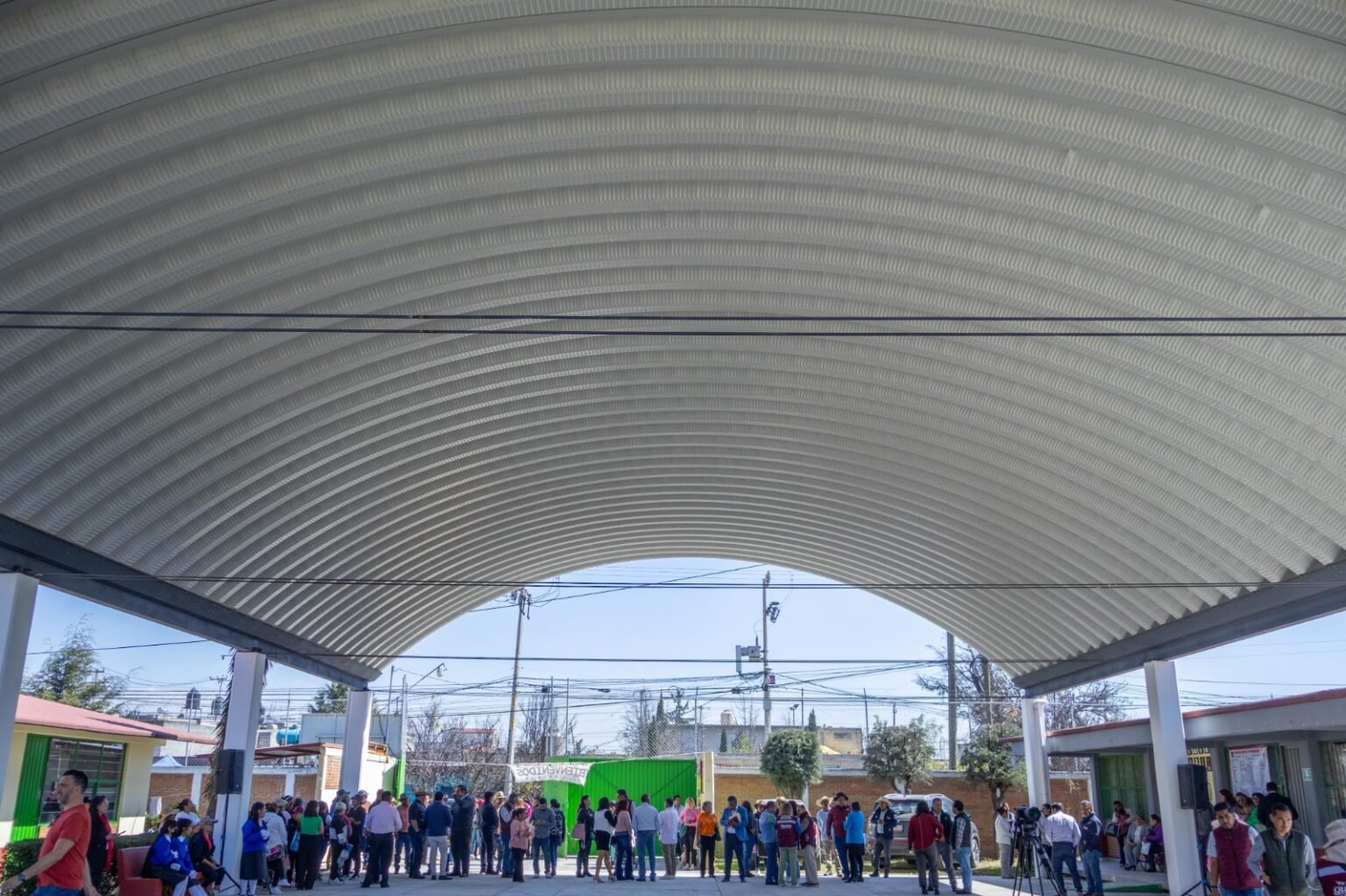 Jicaletepec Entregan arcotecho en secundaria de Jicaltepec Cuexcontitlán, en # ...