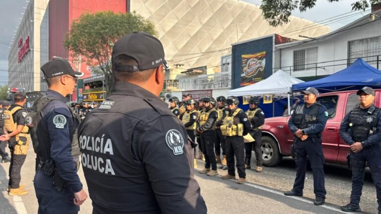Toluca refuerza operativo de seguridad por partido Diablos Rojos vs Santos Laguna