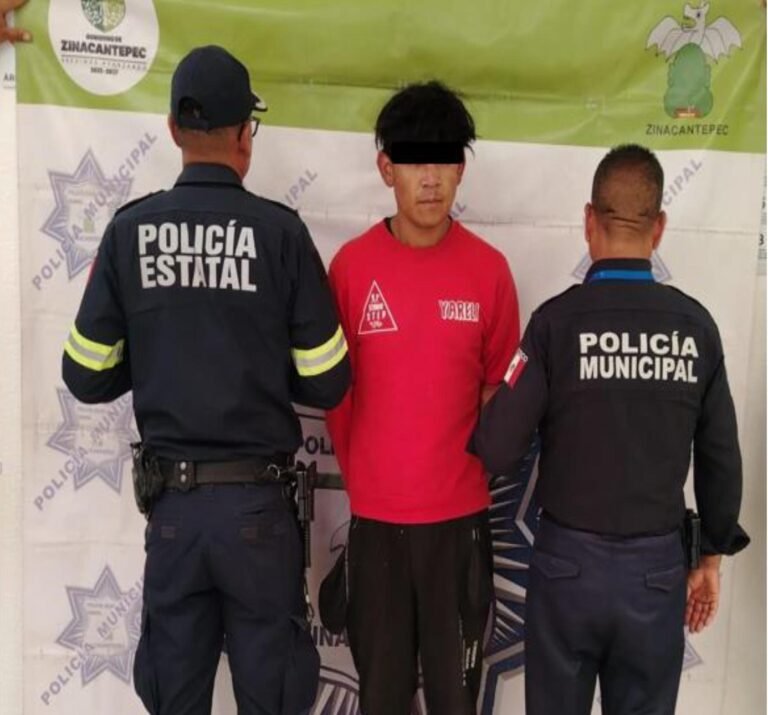 Aseguran a sujeto con réplica de arma en #Zinacantepec