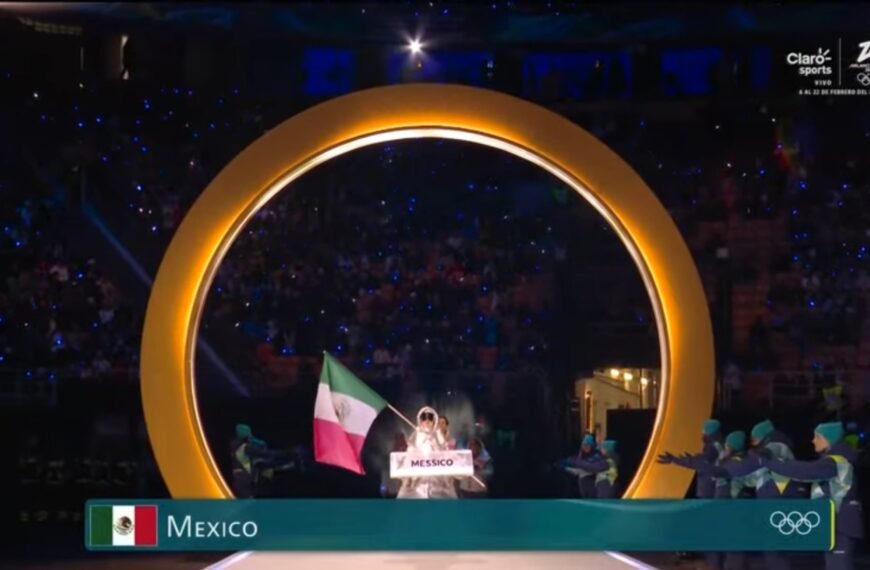 Así fue la emotiva presentación de los atletas mexicanos en la inauguración de los Juegos Olímpicos Invernales Milano Cortina 2026. Video