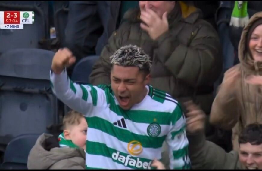 Mexicano Araujo enloquece a Escocia: gol al 97 y remontada épica del Celtic. Video