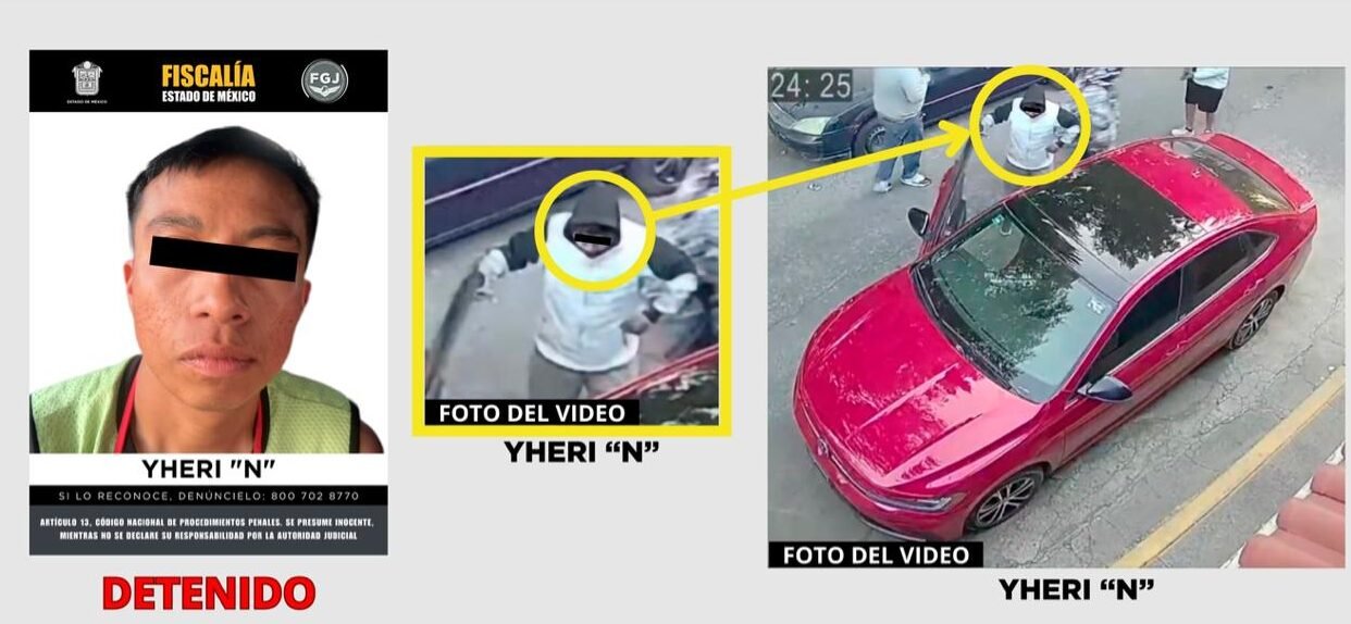OJO: Fiscalía confirma captura de sujeto involucrado en robo de vehículo con niña en #Tultitlán