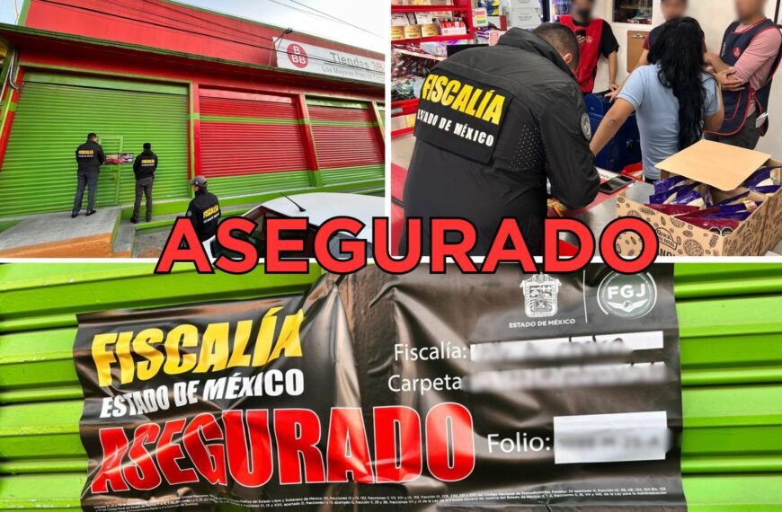 ÚLTIMA HORA: FGJEM asegura tienda 3B en Valle de Chalco tras ataque con objetos incendiarios que dejó a un menor con quemaduras el 22-F