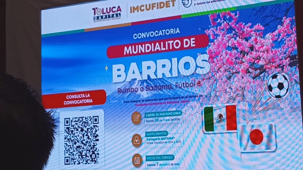 Toluca se activa: Foro femenil, Mundialito y salud comunitaria