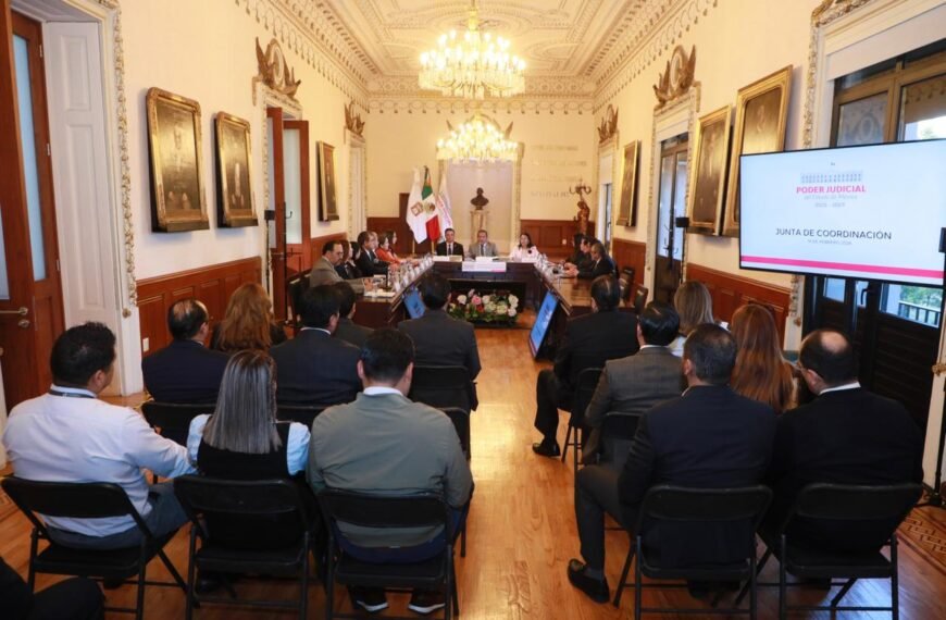 PJEdomex instala Junta de Coordinación para articular decisiones entre sus órganos