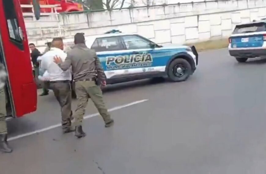 Video revela cómo mujer murió tras caer de autobús en Paseo Tollocan; un mes después, capturan al conductor sobre la misma avenida