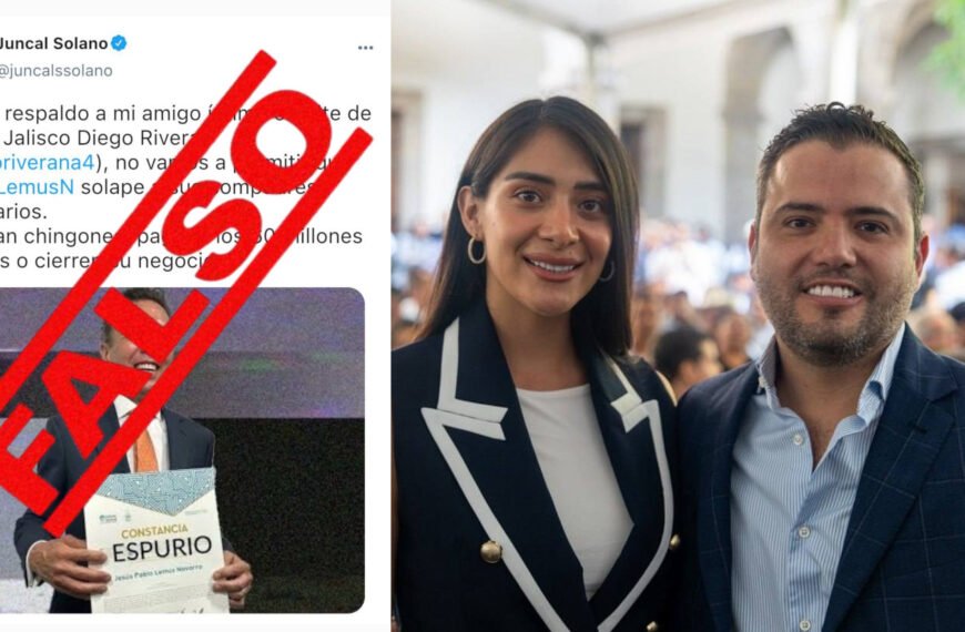 ‘Influencer’ Juncal Solano, con mentiras intenta negar su apoyo y defensa del alcalde de Tequila vinculado al Cártel Jalisco