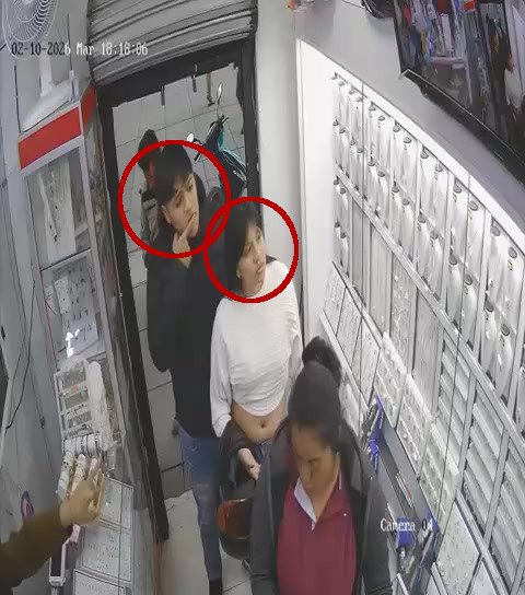Captan en video asalto a joyería en el centro de Chalco; buscan a mujer y dos hombres involucrados