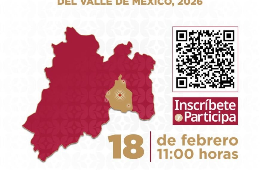 OJO: Activarán alerta sísmica en municipios mexiquenses durante Primer Simulacro Metropolitano 2026