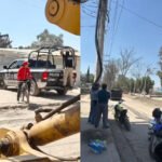 ÚLTIMA HORA: Reprimen con grupo de choque a comité indígena del agua que se manifestaba en #Zumpango zumpango-represion