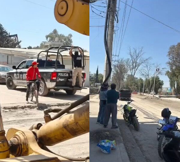 ÚLTIMA HORA: Reprimen con grupo de choque a comité indígena del agua que se manifestaba en #Zumpango