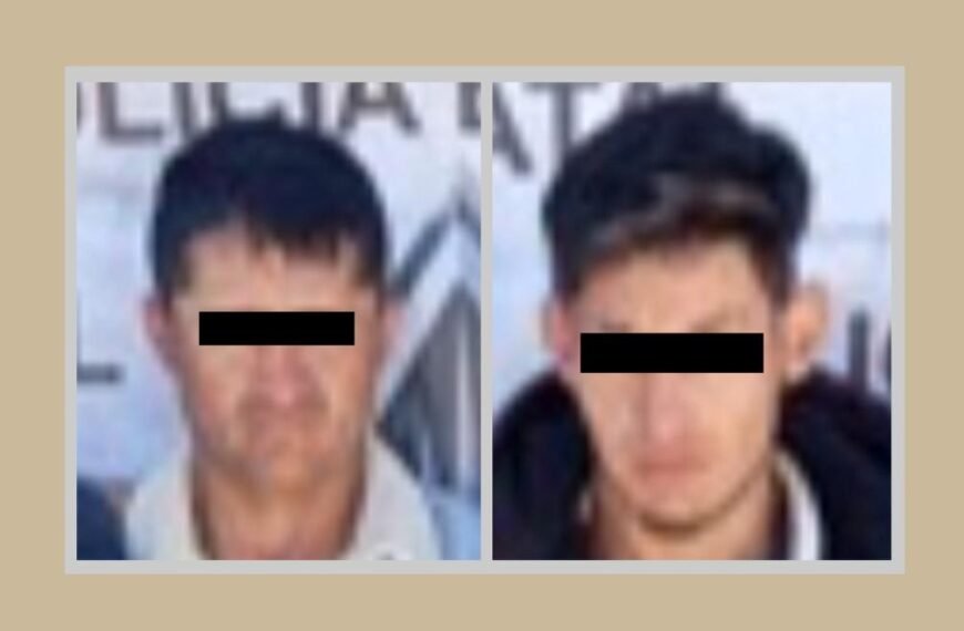 Detienen en Almoloya de Juárez a dos sujetos por extorsión a comerciantes; serían de ‘La FM’