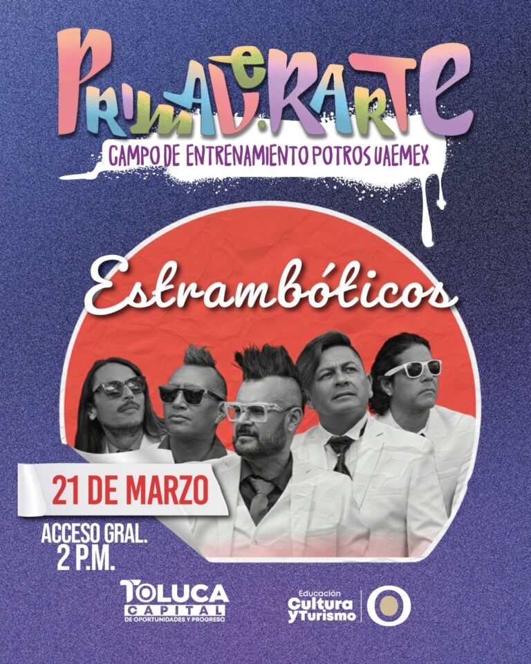 PrimaverArte en Toluca: conciertos y horarios del 20 al 22 de marzo
